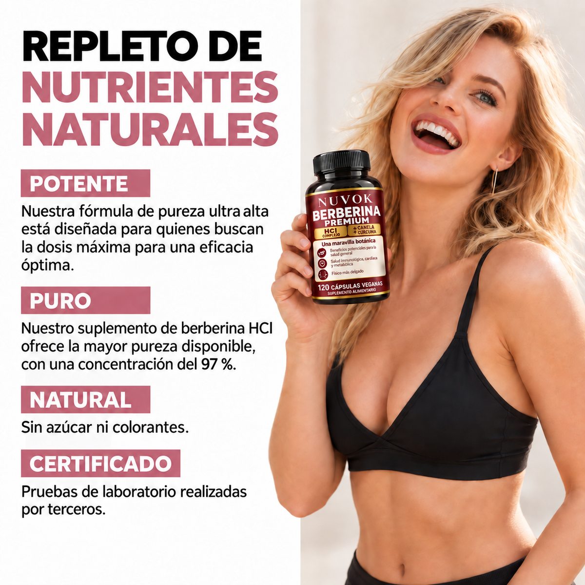 Barberina Premium | Elimina antojos de azúcar, derrite grasa abdominal y reactiva metabolismo.